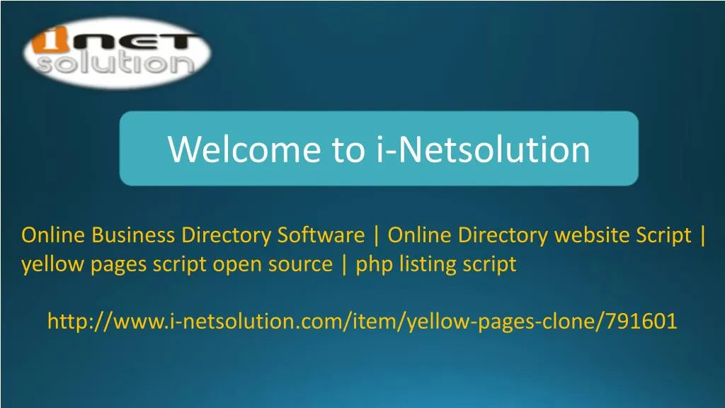 welcome to i netsolution n.