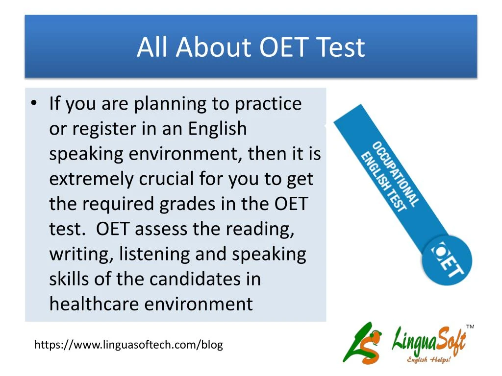 PPT - Free OET Study Material PowerPoint Presentation - ID:7546149