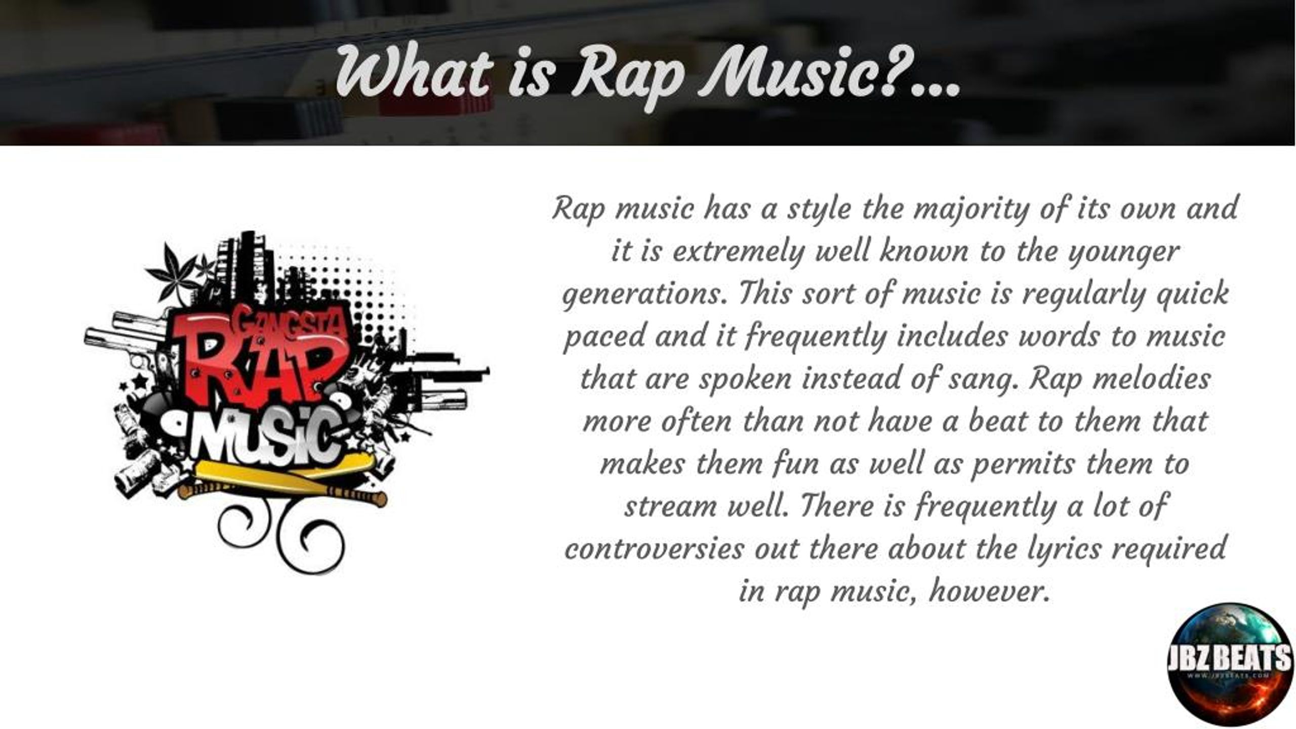presentation rap music