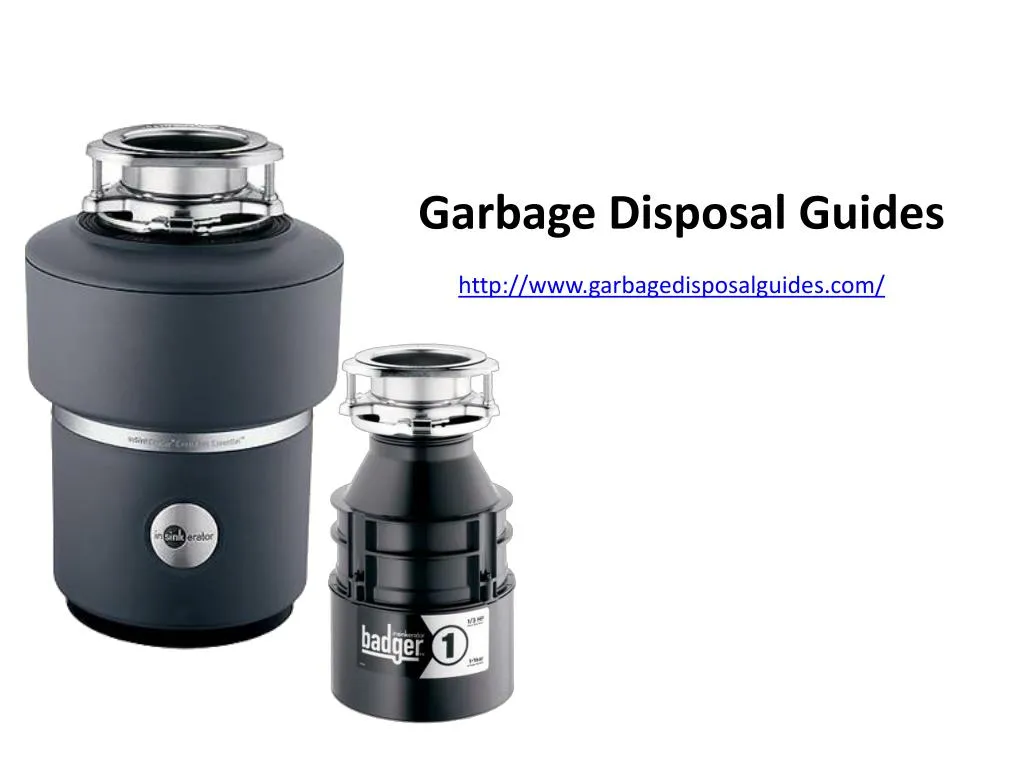 garbage disposal guides n.