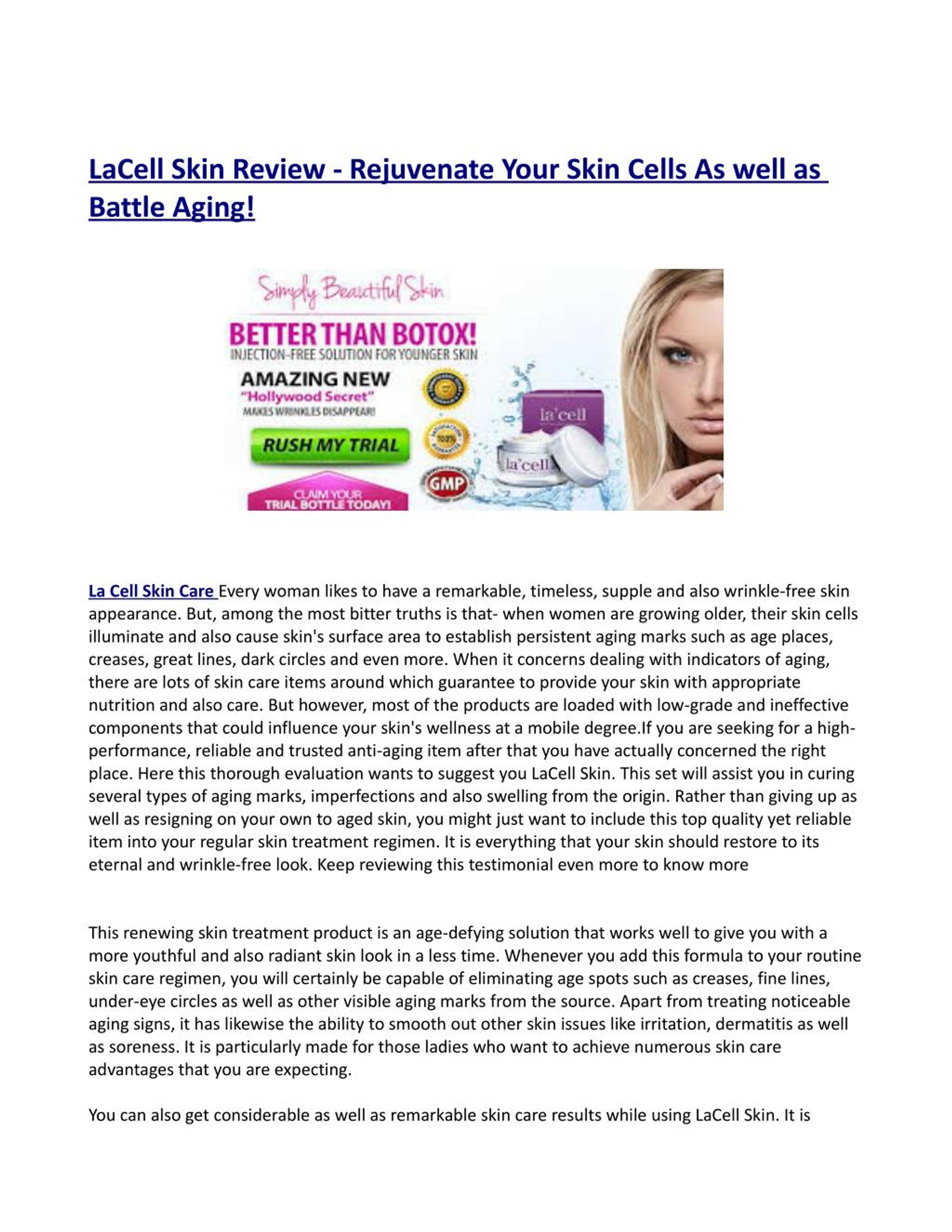 PPT - La Cell Skin Care Pricing & Return Plan? PowerPoint Presentation ...