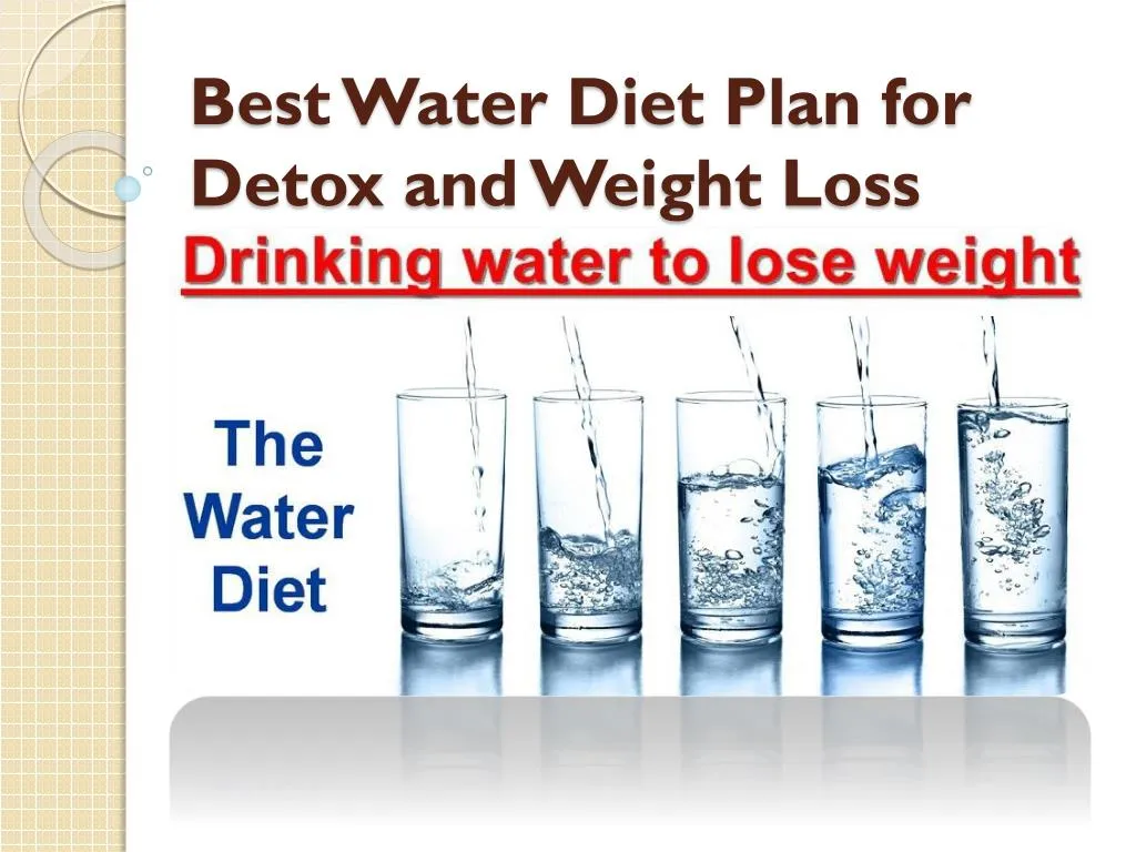 drinking water to lose weight