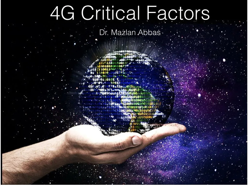 4g critical factors n.