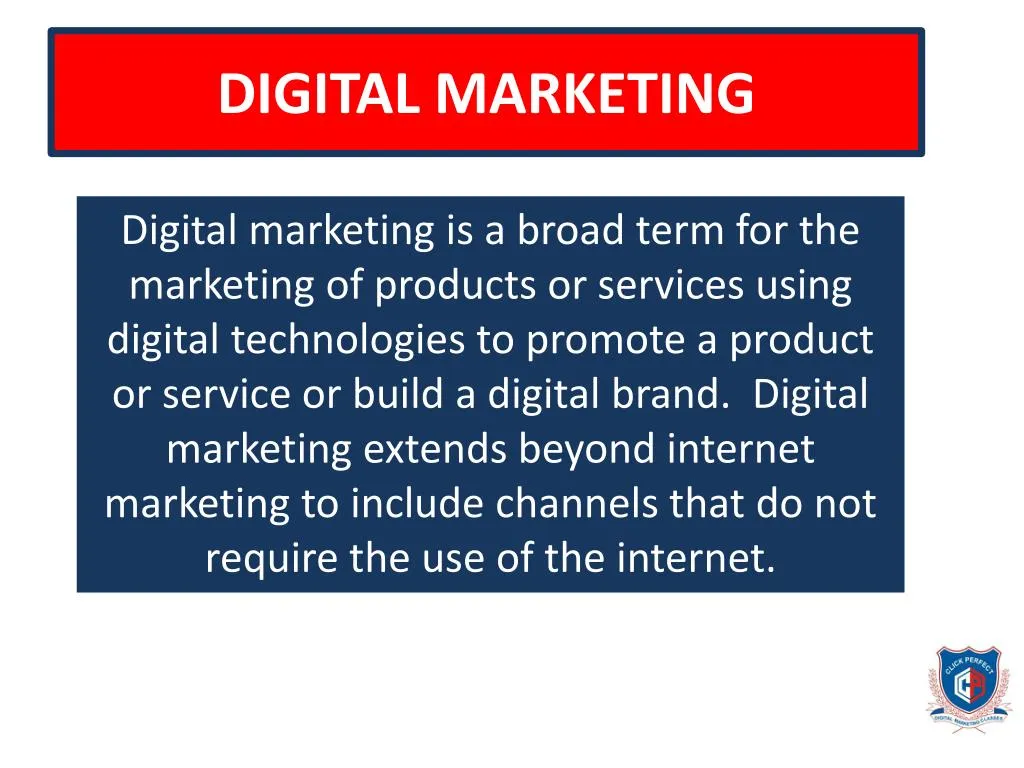 digital marketing n.
