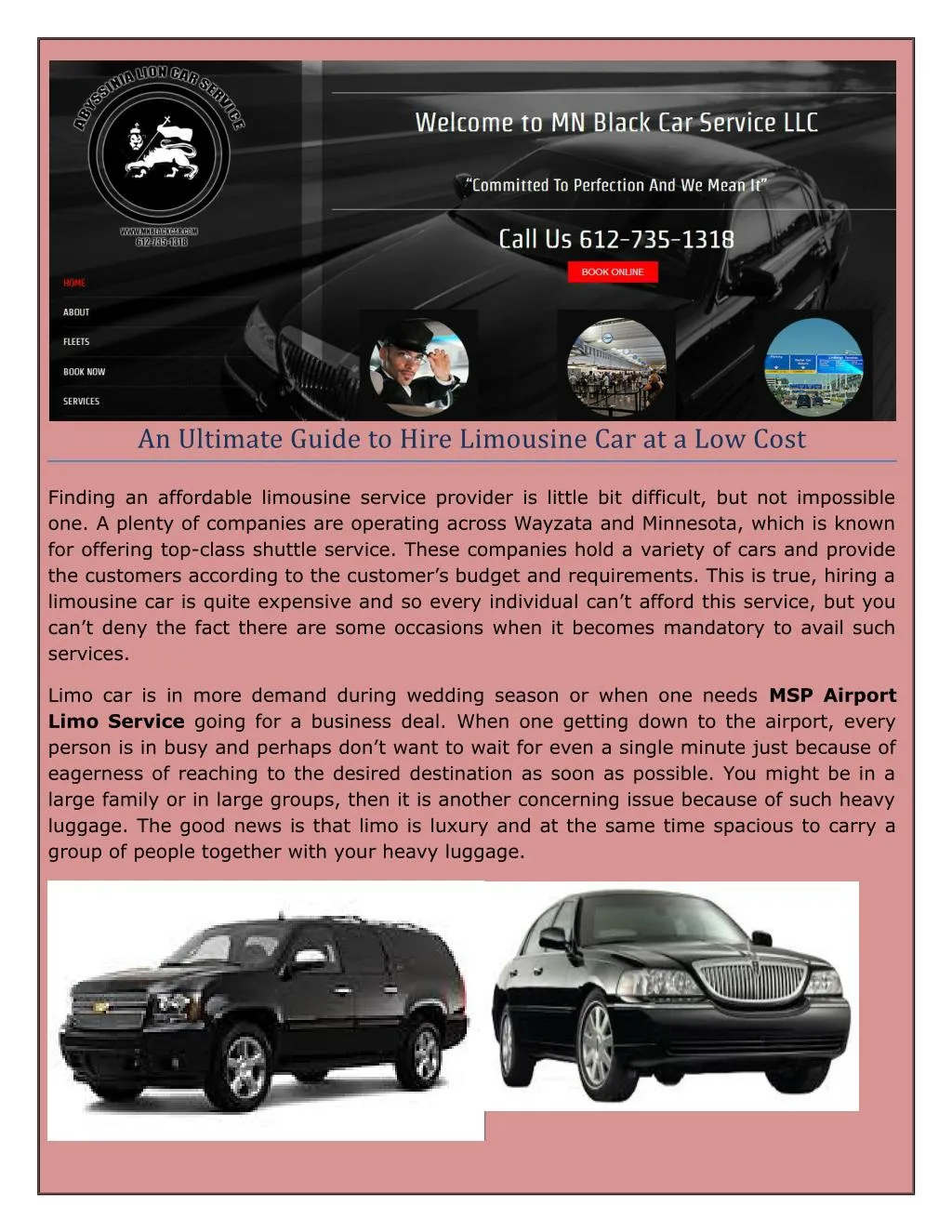 an ultimate guide to hire limousine n.