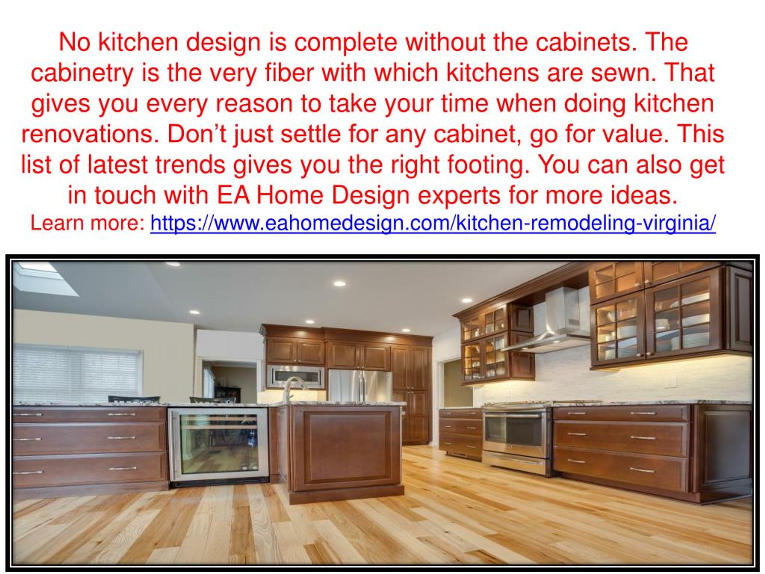 PPT - Kitchen Cabinet Design Trends in Virginia PowerPoint Presentation ...