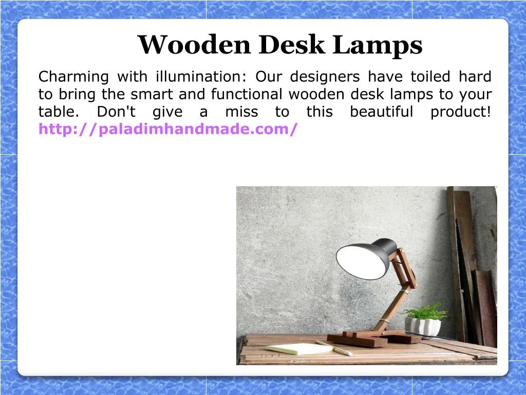 wooden desk lamps n.