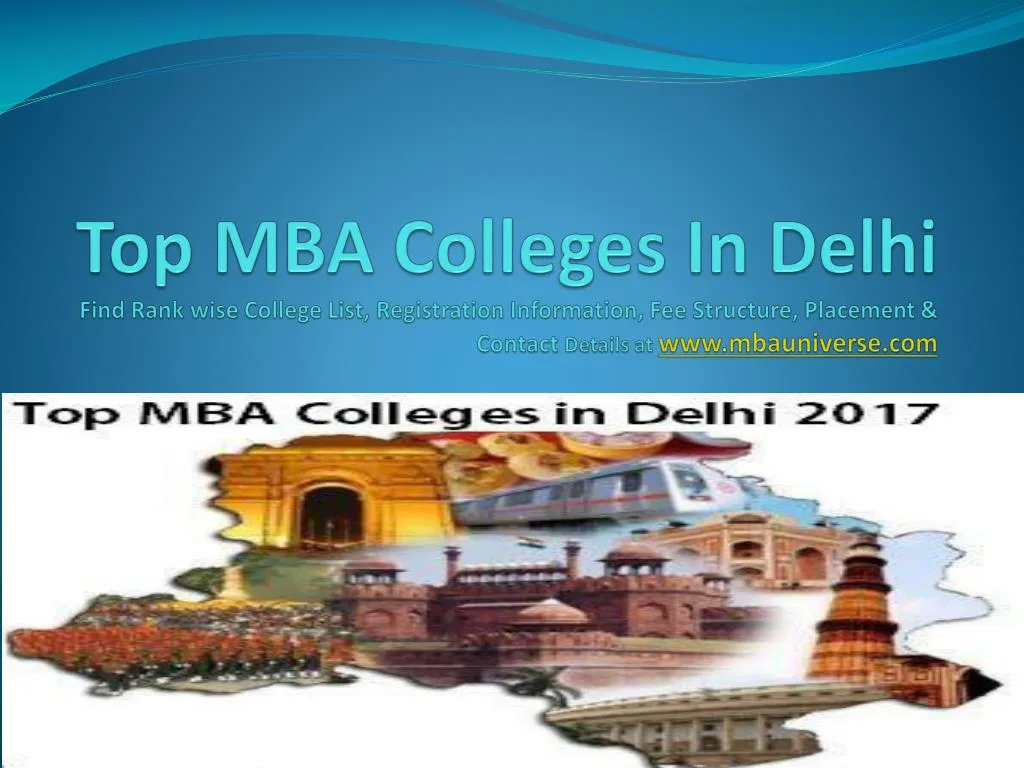 PPT - Top MBA Colleges In Delhi, MBA Colleges In Delhi, MBA In Delhi ...