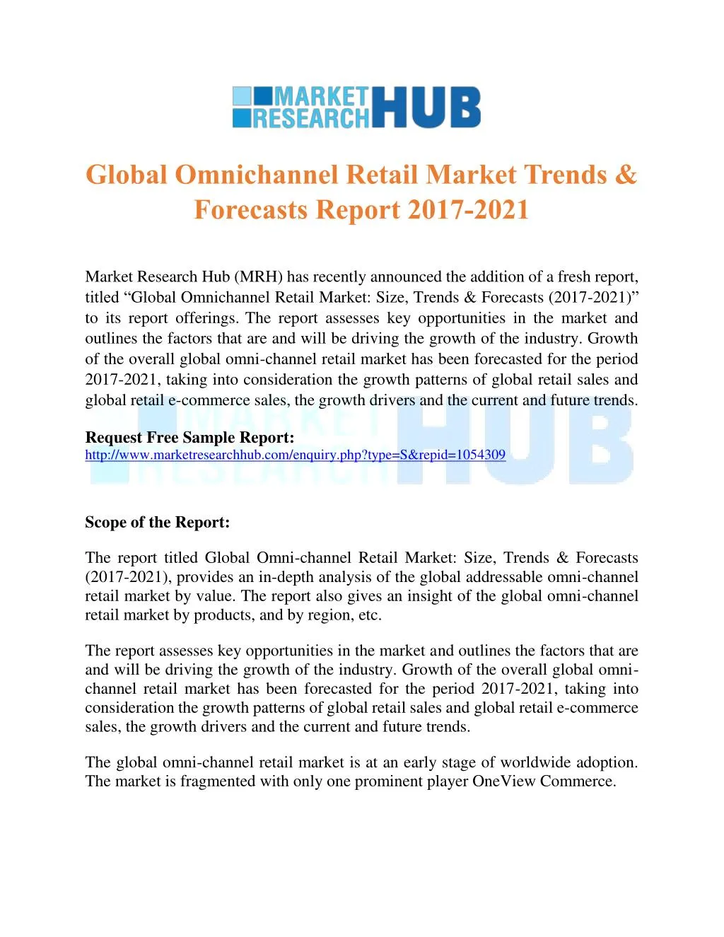 global omnichannel retail market trends forecasts n.