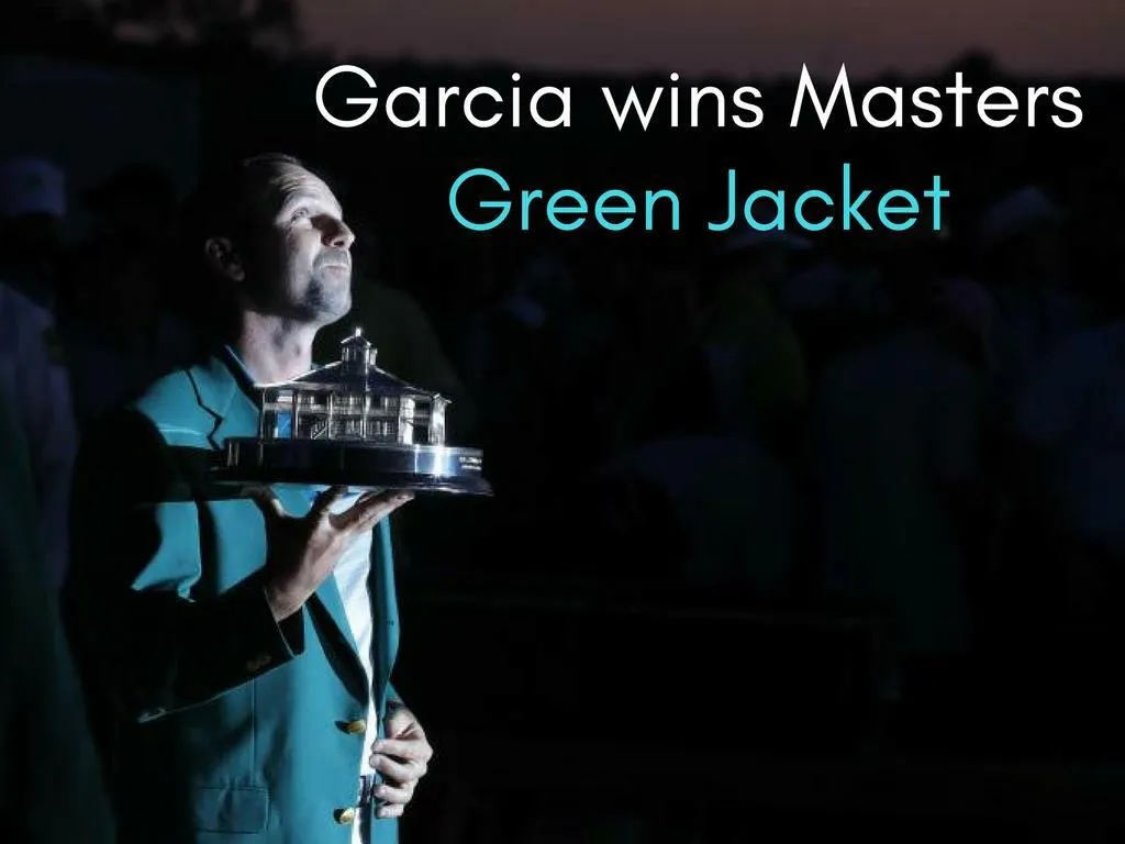 garcia wins masters green jacket n.