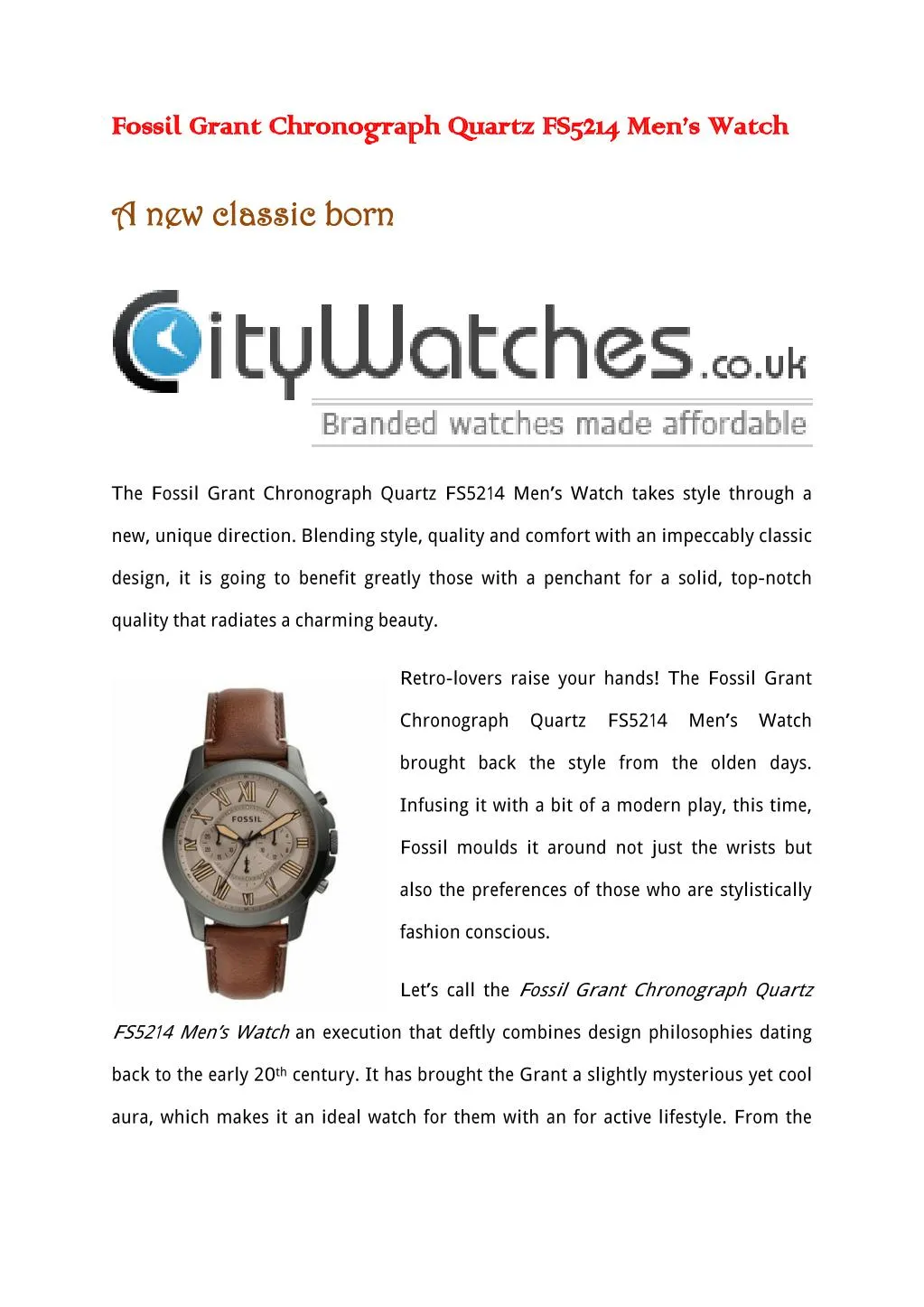 Analog Fossil Chronograph Anleitung Fossil Me3140 Manual Sale