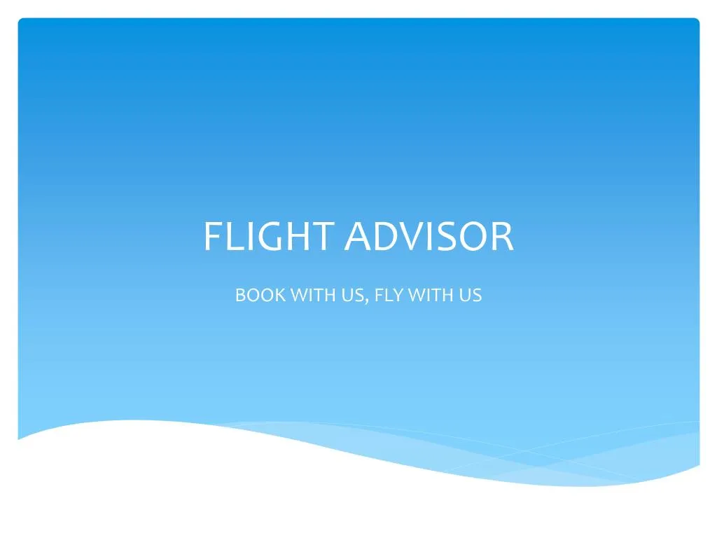flight advisor n.