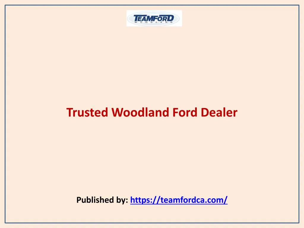 PPT Teamford Woodland PowerPoint Presentation, free download ID7551061