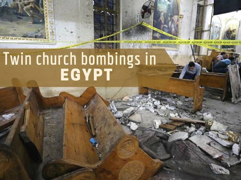twin church bombings in egypt n.