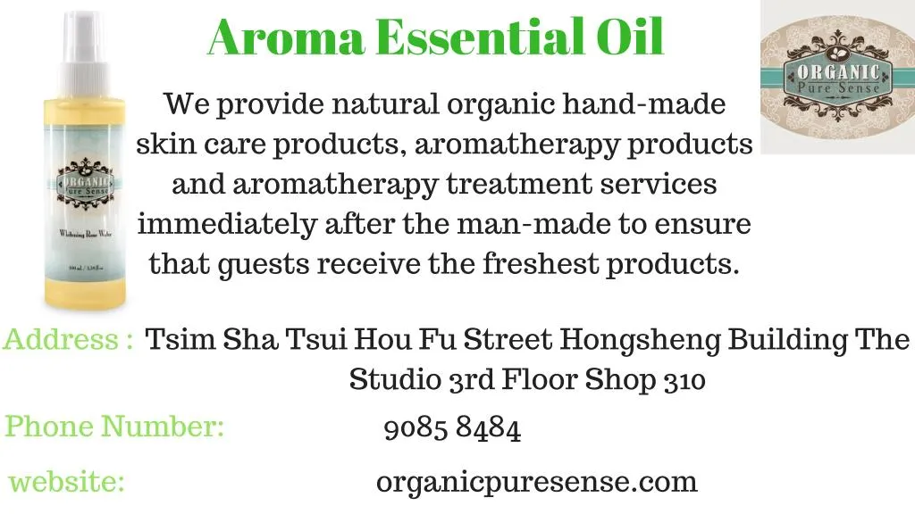 aroma essential oil n.