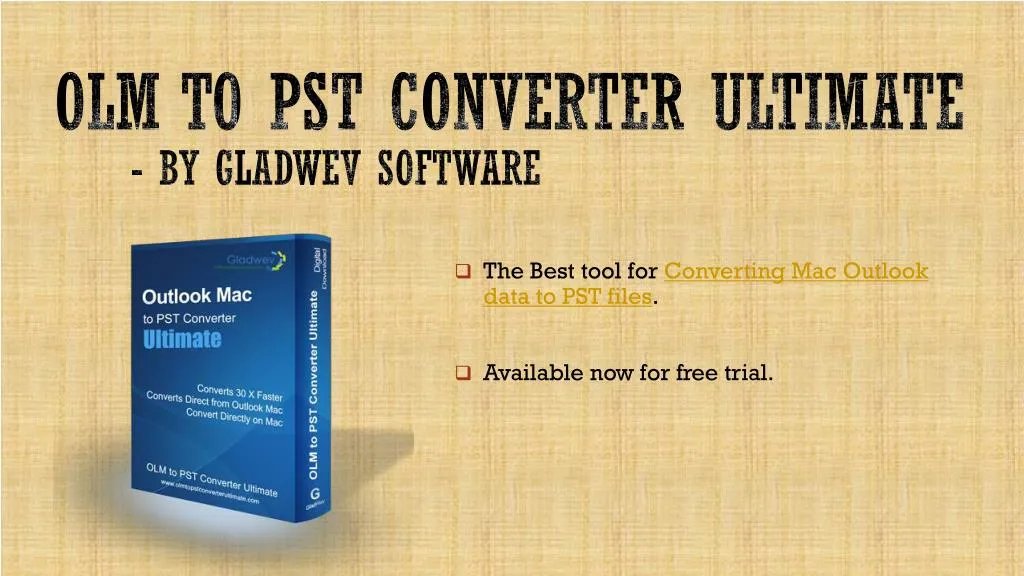 free online olm to pst converter