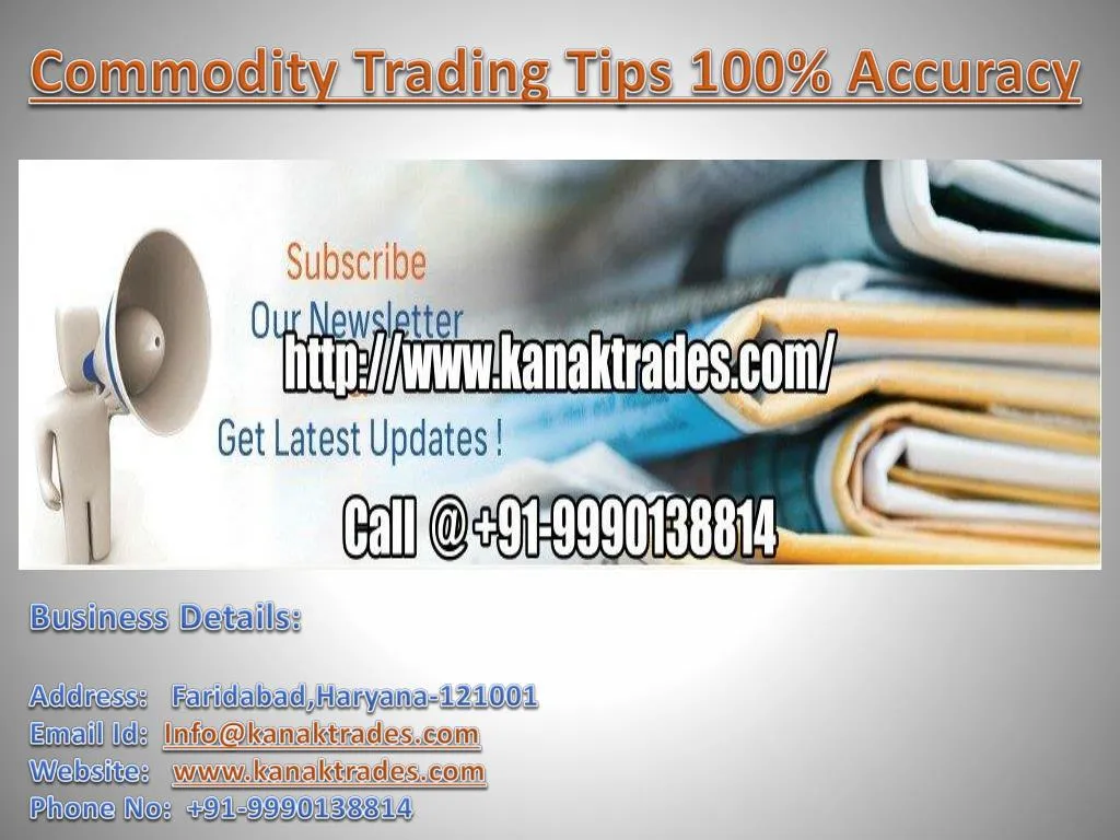 commodity trading tips 100 accuracy n.
