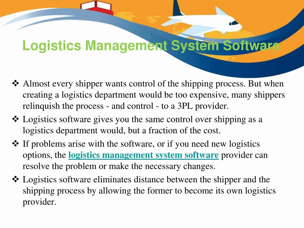 PPT - Logistics Management System Software PowerPoint Presentation - ID ...