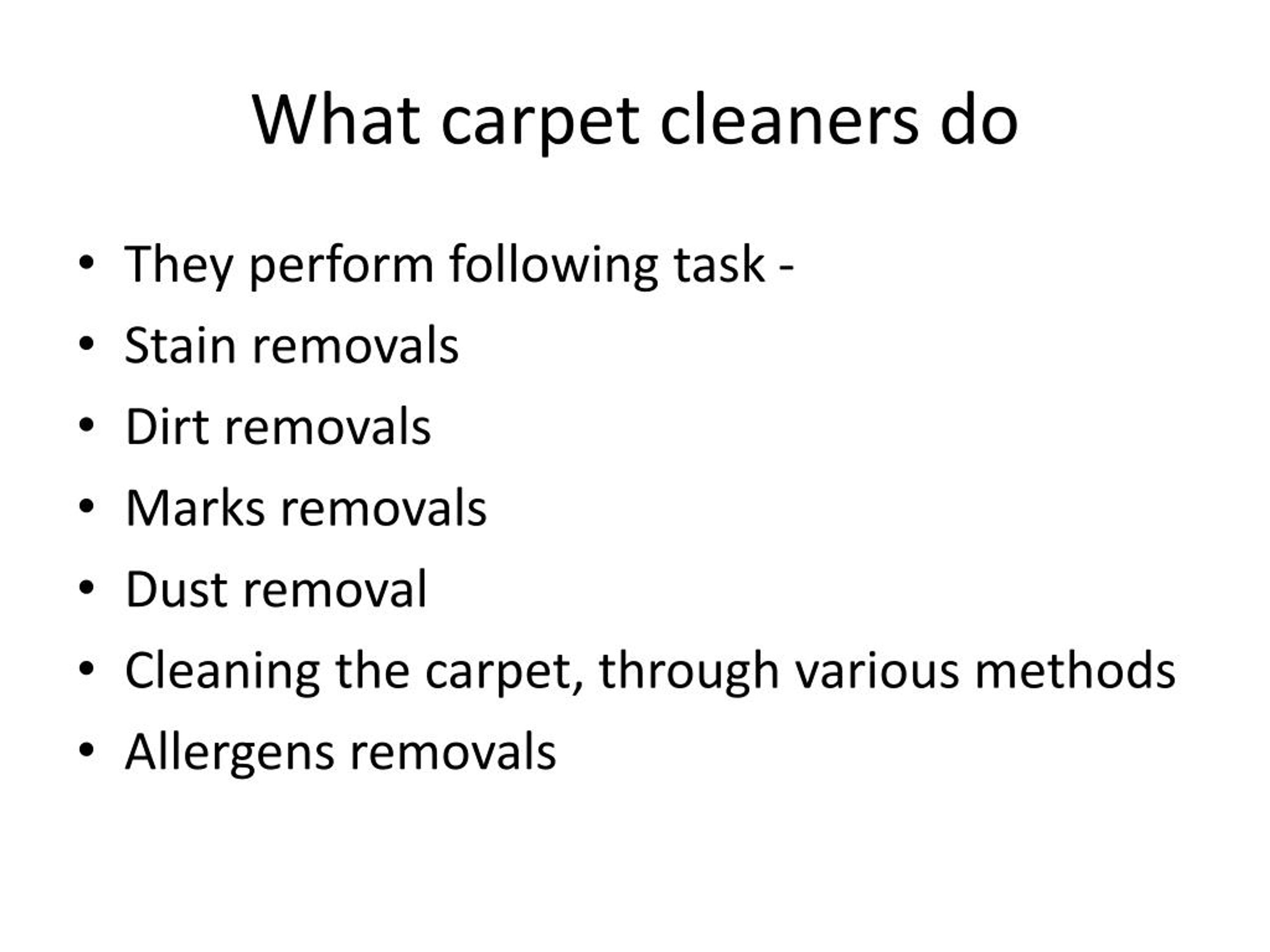 PPT - carpet cleaning and cleaners PowerPoint Presentation, free ...
