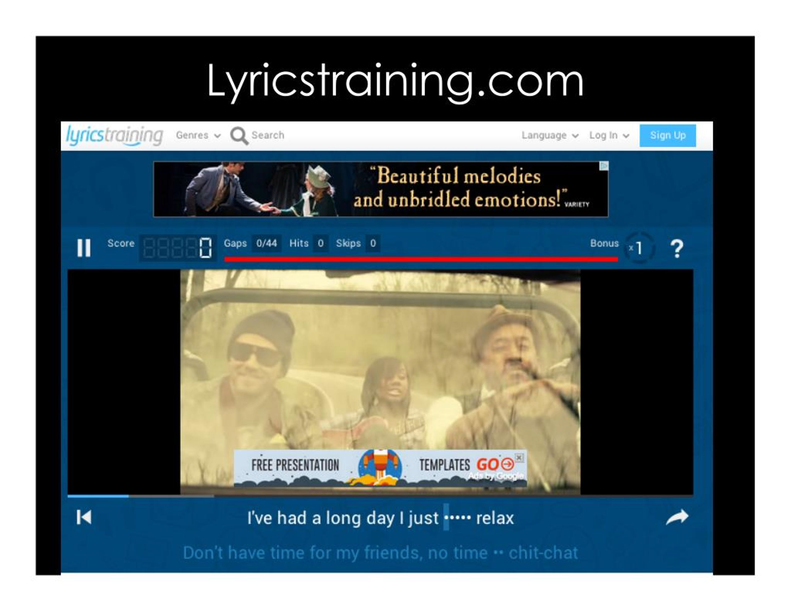 Lyricstraining com. Lyrics Training. Https://LYRICSTRAINING.com. Lyrics Training реклама на русском.