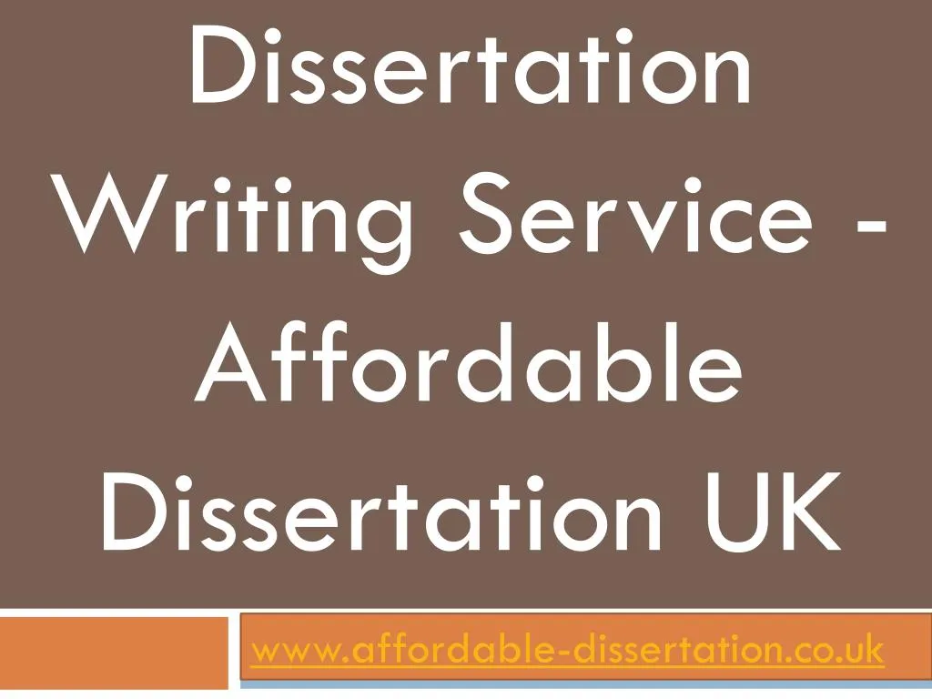 Affordable writing service