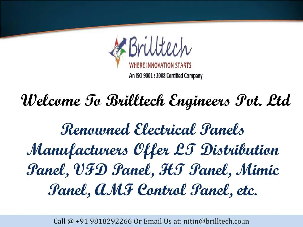 welcome to brilltech engineers pvt ltd n.