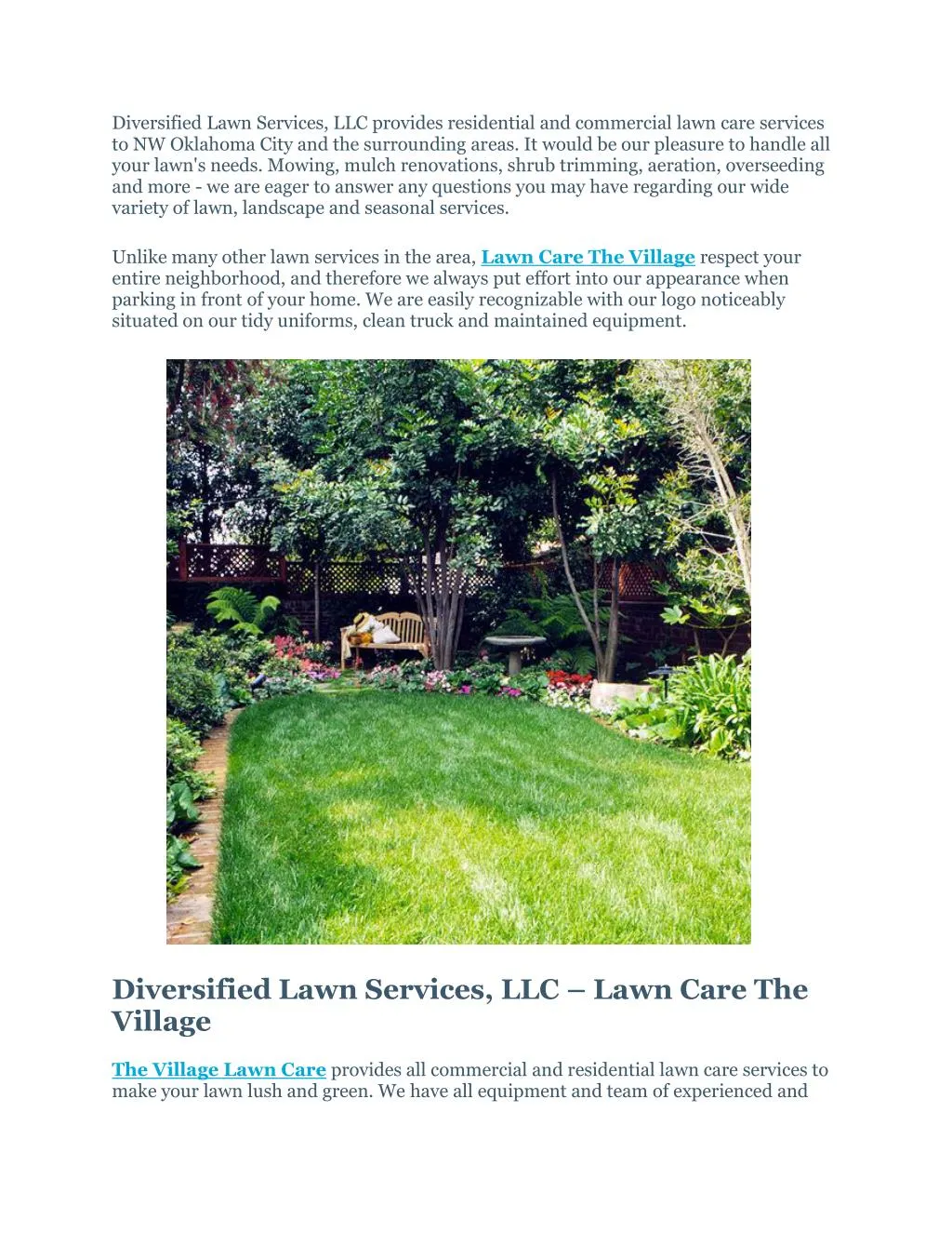 Ppt Lawn Care The Village Powerpoint Presentation Free Download Id7556550 0467