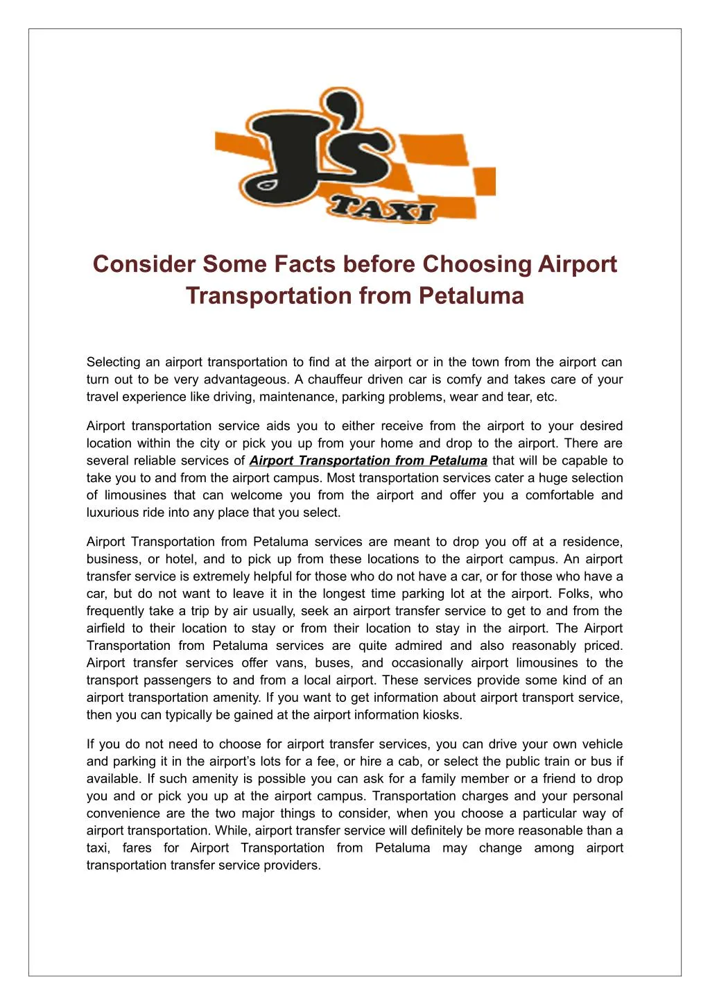 consider some facts before choosing airport n.