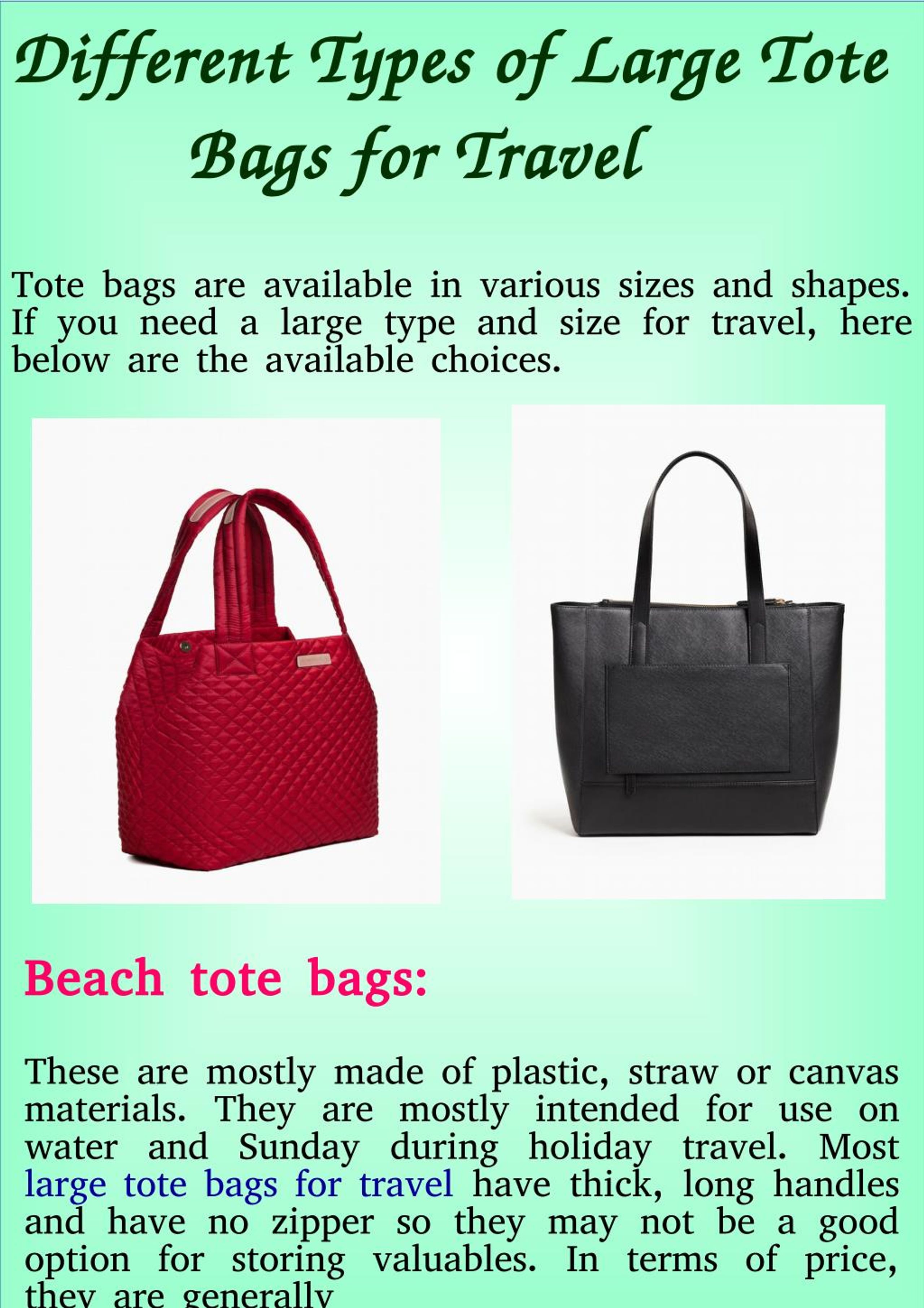 The Bag Guide! 4 Different Types Of Bags For Men To Choose From