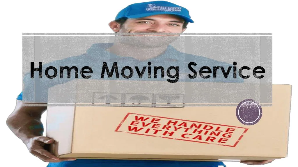 home moving service n.