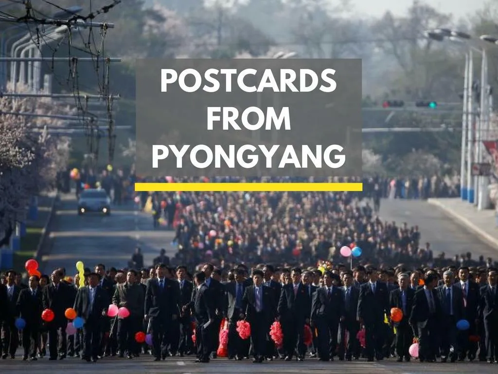 postcards from pyongyang n.
