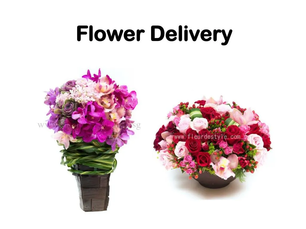 flower delivery n.