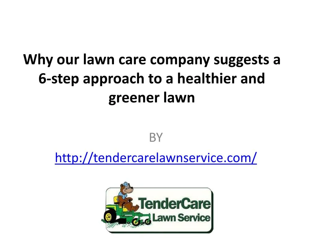 why our lawn care company suggests a 6 step approach to a healthier and greener lawn n.