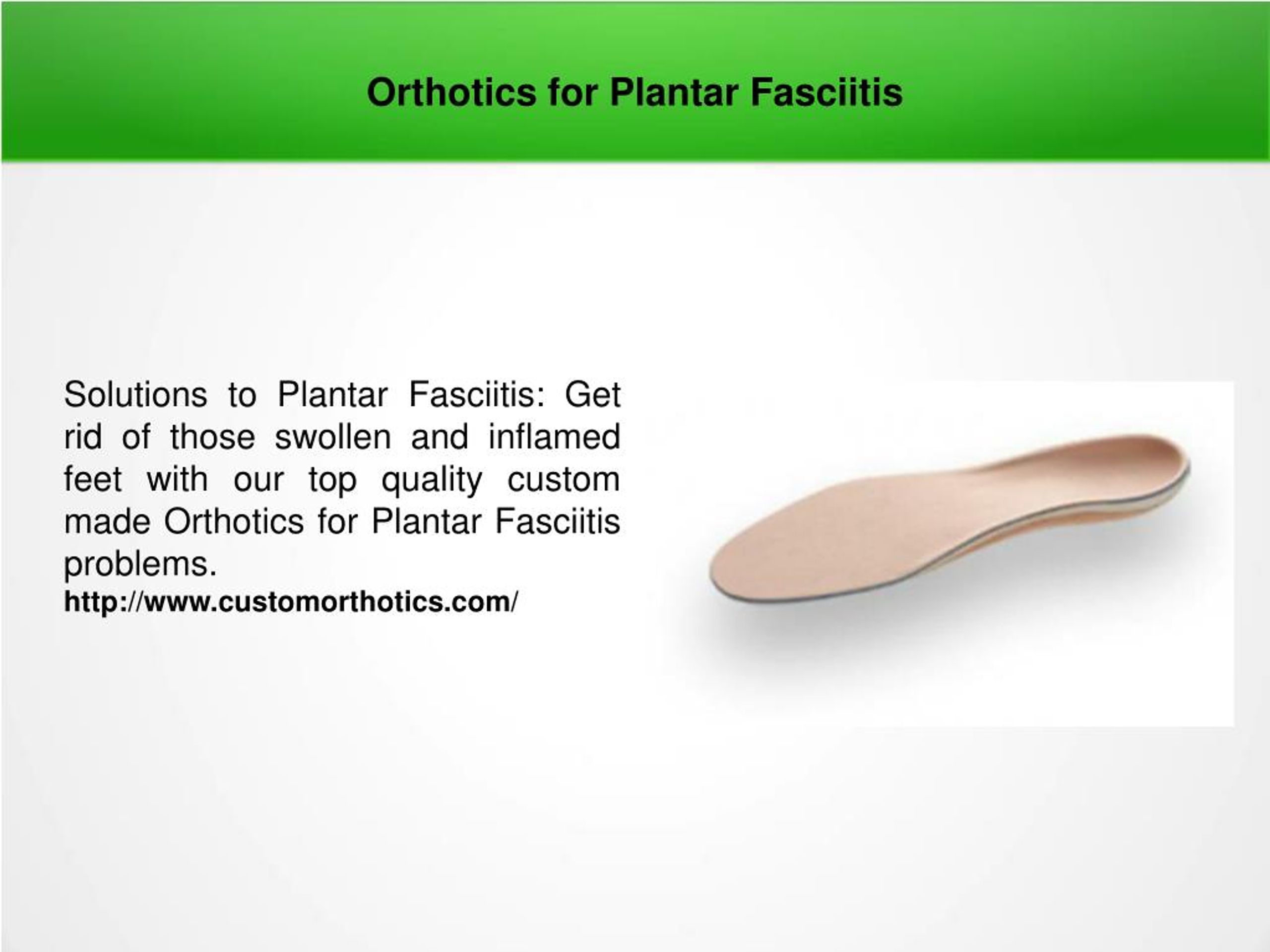 Plantar Fasciitis Information and Treatment