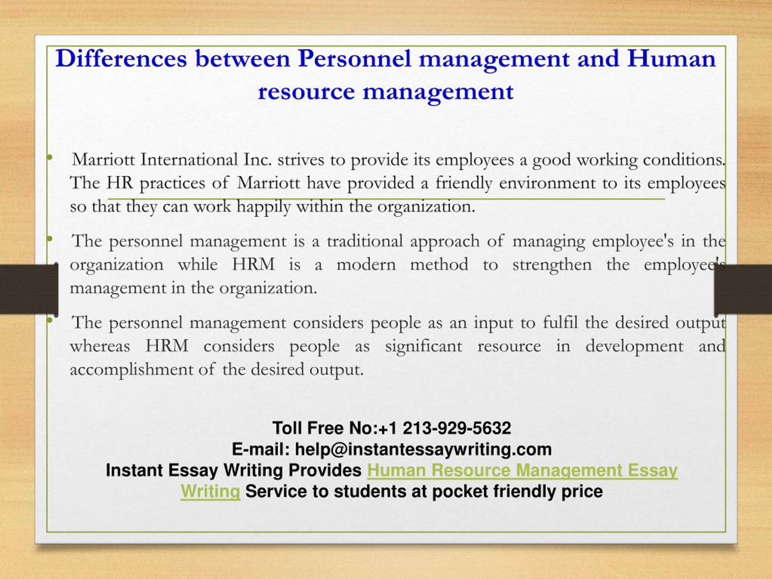 human resource management essay writing sites