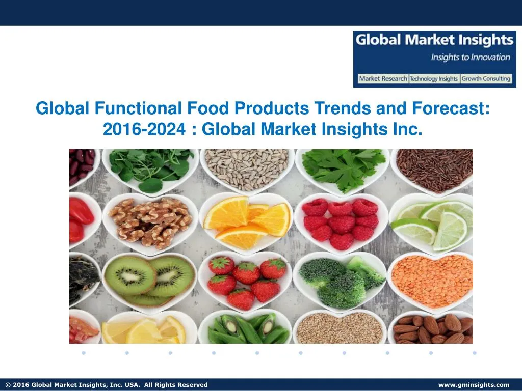 PPT - Functional Food Products Market, Growth, Statistics, Trends ...