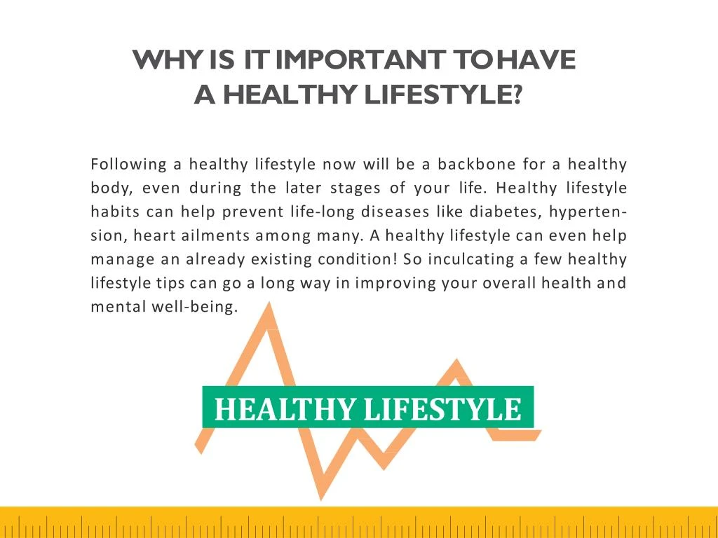 Why Is Having A Healthy Lifestyle Important