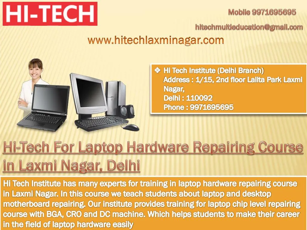 PPT - Hi-Tech For Laptop Hardware Repairing Course in Laxmi Nagar 