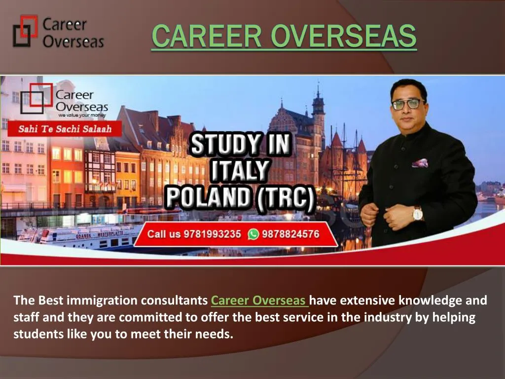 PPT - Career Overseas | Study Visa Consultant | Student Visa In ...