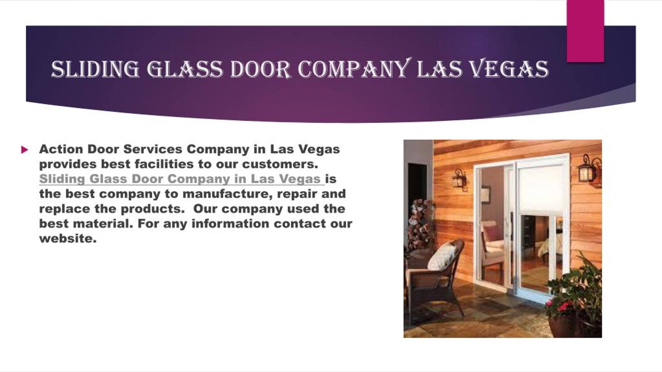 Ppt Sliding Glass Door Roller Repair, Sliding Glass Door Company Las Vegas
