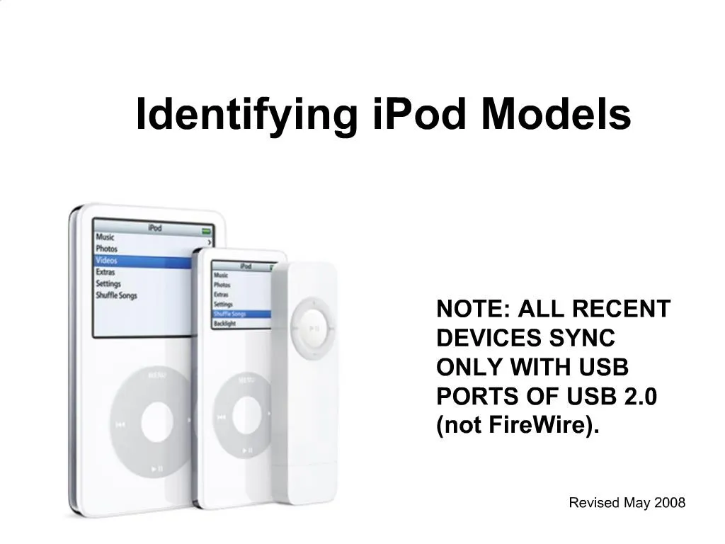 PPT - Identifying IPod Models PowerPoint Presentation, Free Download ...