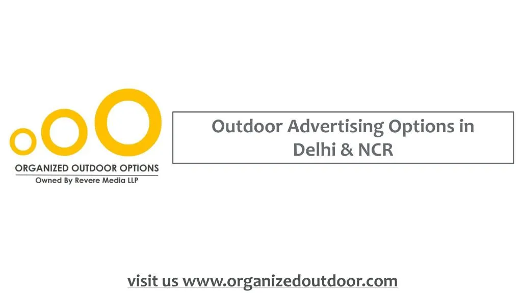 outdoor advertising options in delhi ncr n.