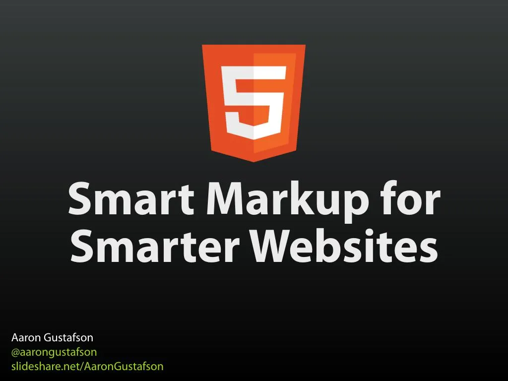smart markup for smarter websites n.