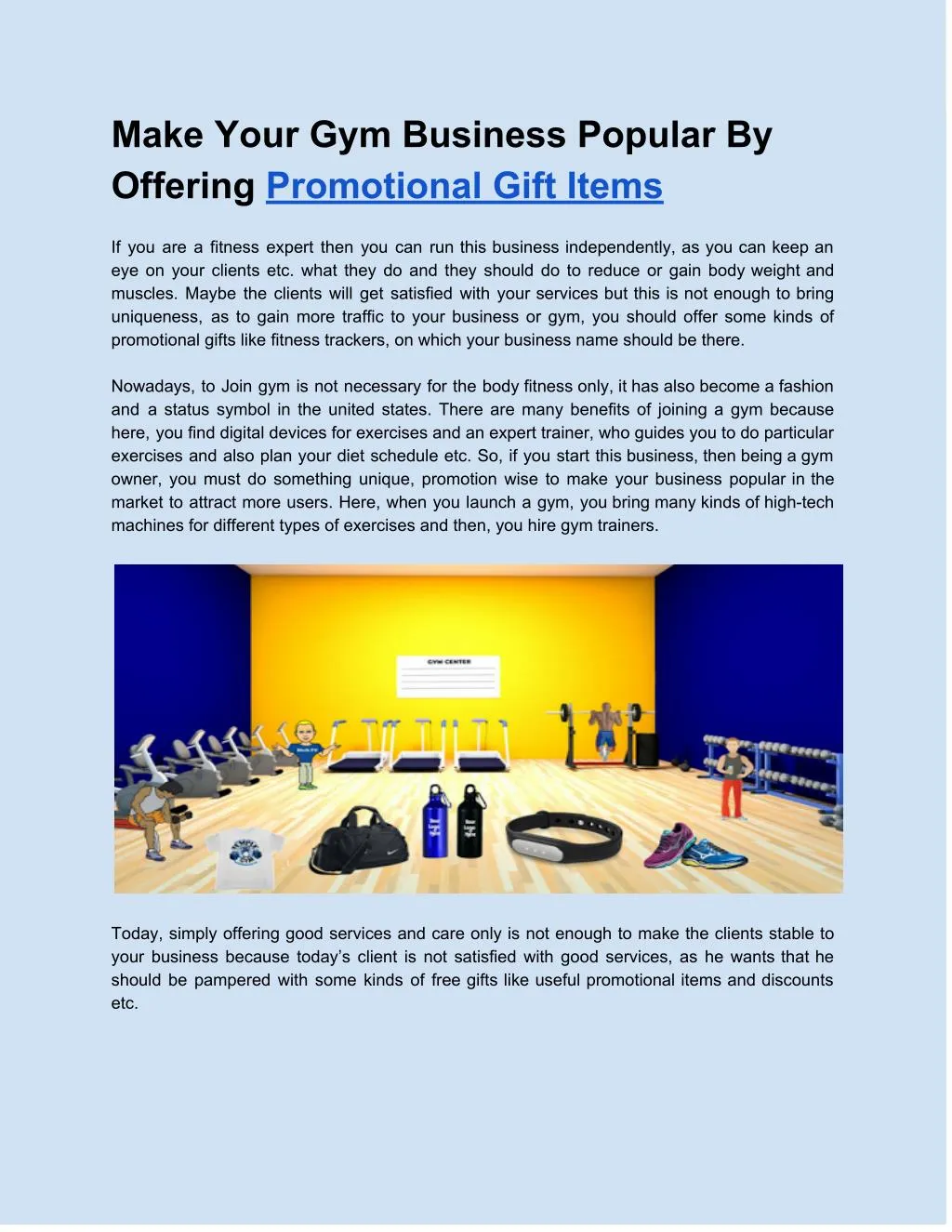 Free Promotional Items For Business