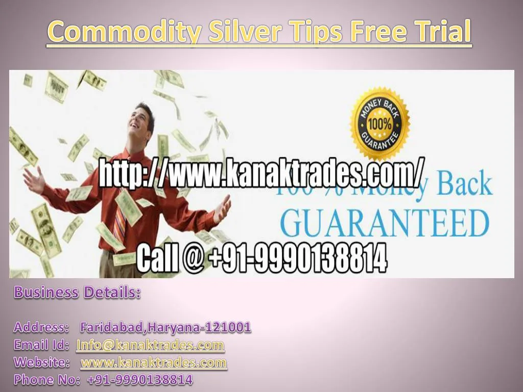 commodity silver tips free trial n.