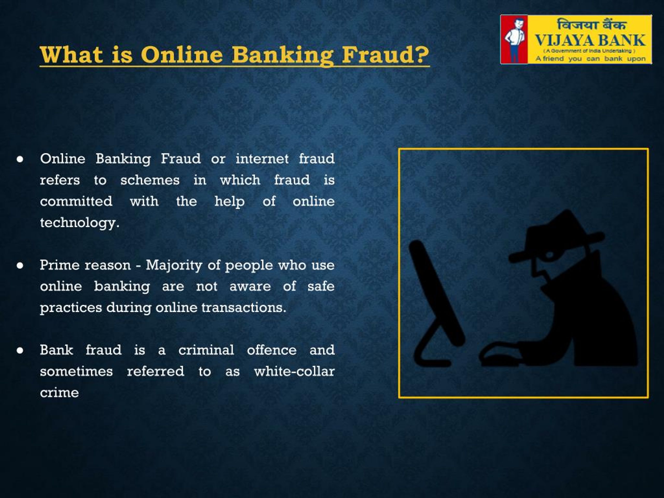 presentation on banking frauds