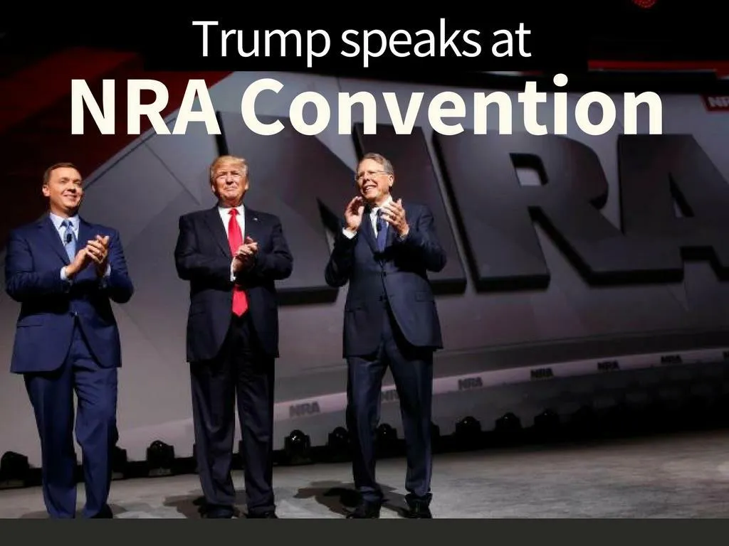trump speaks at nra convention n.
