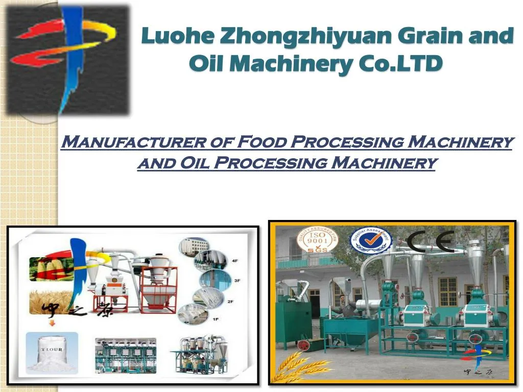 food industry machinery manufacturers