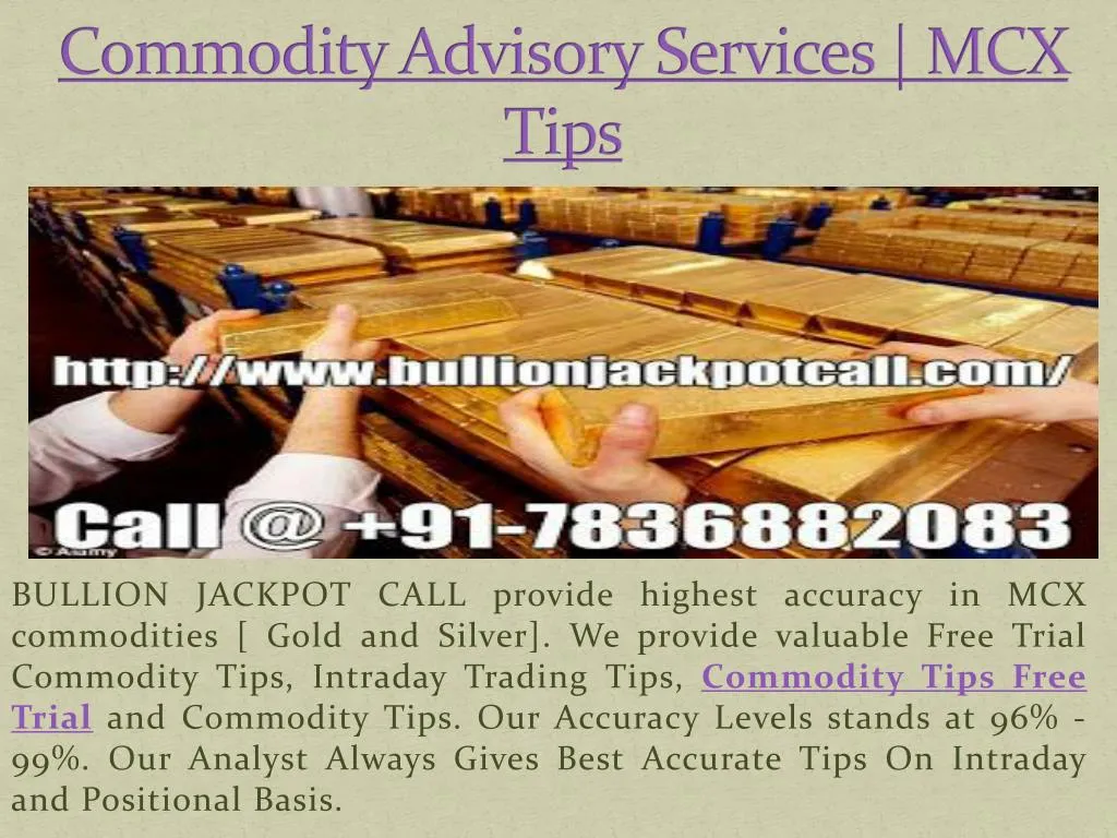 commodity advisory services mcx tips n.