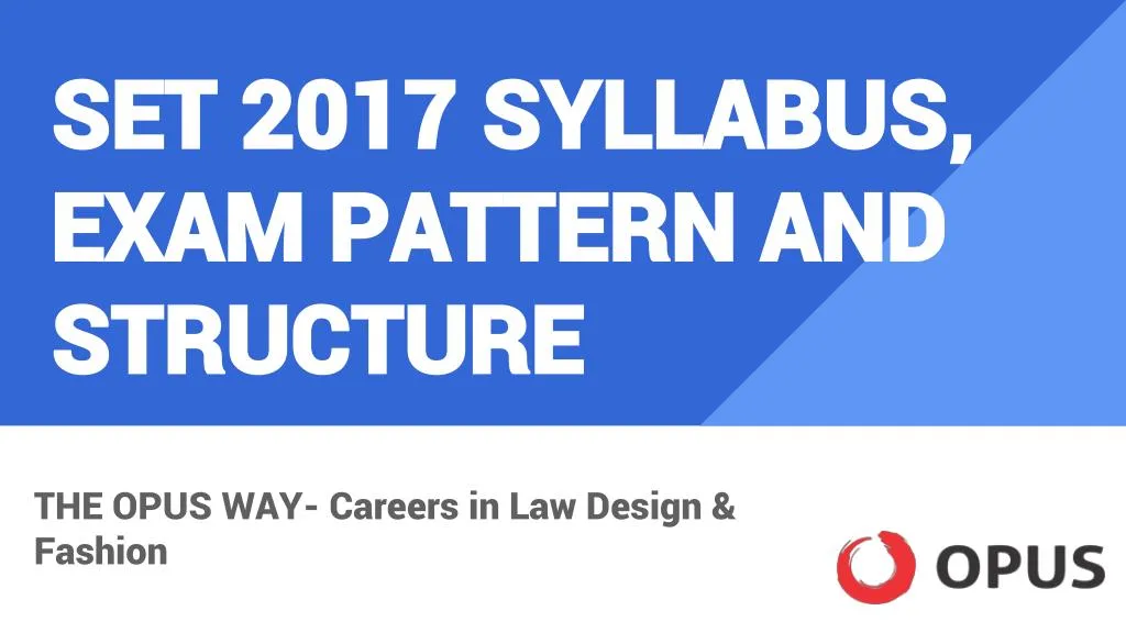 set 2017 syllabus exam pattern and structure n.